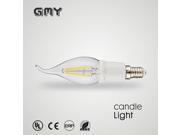 3W 6500K Daylight E12 Filament Vintage Led Light Candelabra Bulb 120V