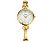 KIMIO Women s Bracelet Watch Elegant Concise Fashion Type KW6103 Gold White