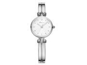KIMIO Womens Luxury Watches Stainless Steel Bracelet Watches KW6041 White
