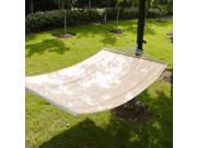 Double Size 78"x59" Hammock Polyester Fabric Heavy Duty Wood