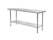 24" x 72" Stainless Steel Work Prep Table Commercial Kitchen