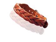 Gemini New Men s Braided Genuine Leather Bracelets Great Valentine s Day Gifts For Men Women Teens Boys Girls Cuff Wristband Gm081 Size Fit 7es 8.5es Wr