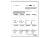 W 2C Statement of Corrected Income Employee Copy B Cut Sheet 500 Forms Ctn