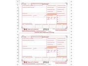 W 2 8 part 1 wide Carbonless 100 Forms Pack