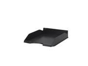 Black Re Solution Letter Tray 100% Recycled Plastic Box of 1
