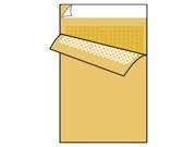 5 Open End Bubble Lite Mailer Envelopes 10 1 2 x 16 55 100% Recycled Golden Kraft Peel Seal Box of 100