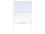 8 1 2 x 14 Z Fold Multi Purpose Blue Screen on Face Blockout Back Box of 2000