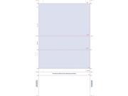 8 1 2 x 14 EZ Fold Multi Purpose Blue Screen on Face Blockout Back Box of 2000