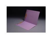 11pt Lavender Folders Full Cut Reinforced TOP TAB Letter Size Fastener Pos 1 and 3 Box of 50