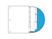 110 1 5 Cut Blank Indexes Clear Copier Mylar on Tab Single Reverse Collated Backward 3 HP Carton of 1000 Tabs