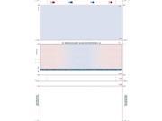 8 1 2 x 11 Z Fold Check Prismatic Blue Red Box of 2000