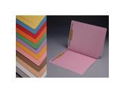 14pt Pink Folders Full Cut 2 Ply END TAB Letter Size Fastener Pos 1 3 1 1 2 Expansion Box of 50