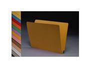 14pt Goldenrod Folders Full Cut 2 Ply END TAB Letter Size Box of 50