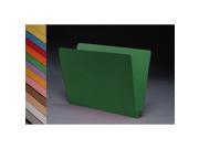 14pt Green Folders Full Cut 2 Ply END TAB Letter Size Box of 50