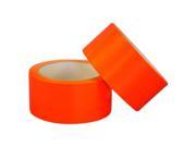 3 x 72 Yd UPVC Fluorescent Orange Tape Case of 16 Rolls