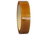 2 x 72 Yd Clear Polyester Film Tape Case of 24 Rolls