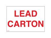 4 x 6 Lead Carton Labels 500 per Roll