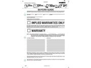 RealSeal Buyers Guide Implied Warranty Only Warranty English Lot of 500