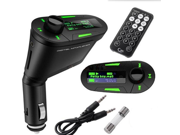 T618 Car Kit MP3 Player Wireless FM Transmitter Modulator with USB SD Card Reader MMC Slot and Remote Control