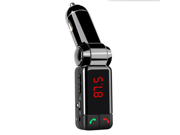 BC06 Bluetooth FM Transmitter In Car Bluetooth Receiver FM Radio Stereo Adapter Car MP3 Player with Bluetooth Handsfree Calling and Dual USB Port