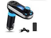 T66 Bluetooth MP3 Player FM Transmitter Car Charger Car Kit Charger Hand free Support Dual USB Ports SD Card USB Driver AUX Input with Remote Control