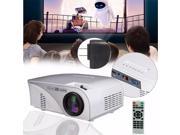 Full HD 1080P LED 1200 Lumens Multimedia Theater Home Cinema Projector HDMI VGA USB AV AUDIO