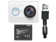 Original XiaoMi Yi Z23L Version Ambarella A7LS BSI CMOS WIFI Sports Action Camera White