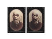 Halloween Lenticular 3D Changing Face Horror Portrait Haunted Spooky Decorations Old Man