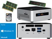 Intel NUC NUC6i5SYH Mini PC Skylake i5 6260U 1TB SSD 2TB Hard Drive 16GB RAM Windows 10 Home Installed Configured
