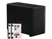 Synology DS216play DiskStation Preconfigured with 4TB 2 x 2TB Western Digital NAS Drives