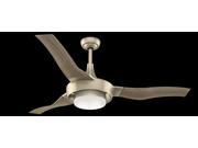 59168 Perseus 64 in. Metallic SunSand Drift Oak Indoor Outdoor Ceiling Fan with Light and Wall Control