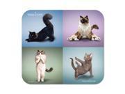 UPC 012844136364 product image for Deluxe Mouse Mat- Yoga Cats | upcitemdb.com