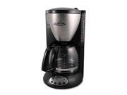 Ogf CP12BP Home Office Euro Style Coffee Maker Black Stainless Steel