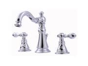 Ultra Faucets UF55110 Two Handle Chrome Lavatory Faucet With Pop Up Drain