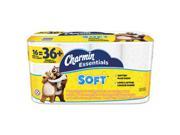 Essentials Soft Bathroom Tissue 2 Ply 4 x 3.92 200 Roll 16 Roll Pack 96608