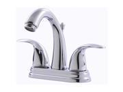 Ultra Faucets UF45010 Two Handle Chrome Lavatory Faucet With Pop Up Drain