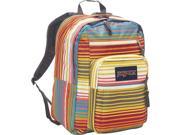 JanSport Big Student School Backpack - Multi Sunset Stripe - Silver