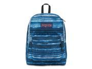 JanSport Superbreak School Backpack - Multi Variegated Stripe - Silver
