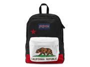 JanSport Superbreak School Backpack - Red New California Republic - Silver