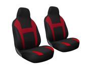 Oxgord SCFC-S2C-RD 2 Pieces High Back Bucket Seat Cover Set - Red Oxgord SCFC-S2C-RD 2 Pieces High Back Bucket Seat Cover Set - Red