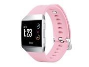 Tuff Luv I14-64 TPU Silicone Adjustable Strap & Wristband for Fitbit Ionic - Pink, Large