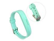 Tuff Luv G1-111 TPU Silicone Adjustable Strap & Wristband for Fitbit Flex 2 - Teal & Turquoise