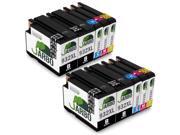 JARBO Replacement For HP 932 933 Ink Cartridges 2Sets+2Black High Yield 10 Packs(4 Black 2 Cyan 2 Magenta 2 Yellow) Compatible With HP Officejet 6700 6600 6100 JARBO Replacement For HP 932 933 Ink Cartridges 2Sets+2Black High Yield 10 Packs(4 Black 2 Cyan 2 Magenta 2 Yellow) Compatible With HP Officejet 6700 6600 6100
