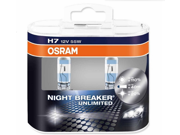 For OSRAM Night Stalker Night Breaker Unlimited H7 Automotive Halogen Bulbs 12V 55W H7 color temperature 3600K Pair