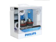 For Philips H11 Silver Warrior Crystal Vision 4300K White Halogen Bulbs Xenon Effect H11Twin Pack