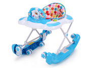 New Baby Walker With Wheels Music Box Shake 3 in 1 Anti Collision Foot Baby Walker