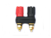Erminal Binding Post Power Speaker Amplifier Gold plated Double 2 way binding post for 4MM Banana plug Power Amplifier Speaker