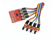 4 Way Infrared Tracing Tracking Module Transmission Line Modules Obstacle Avoidance Car Robot Sensors for Arduino