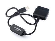 PS2 Controller to USB Adapter Windows PC or PlayStation 3 Converter Cable for Sony Dual Shock 2 Controllers