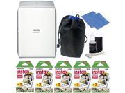 Fujifilm INSTAX SHARE SP-2 Smart Phone Printer Silver with Great Value Kit